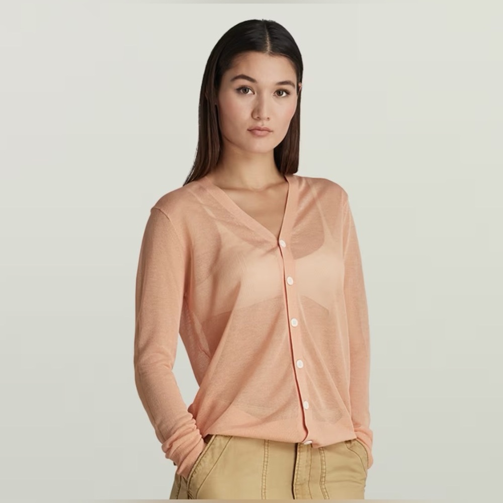 G-star RAW Peach Core Knit Cardigan | NWT | medium